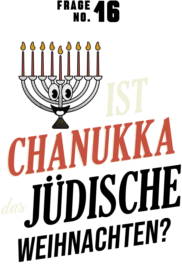Ist Chanukka das jüdische Weihnachten?